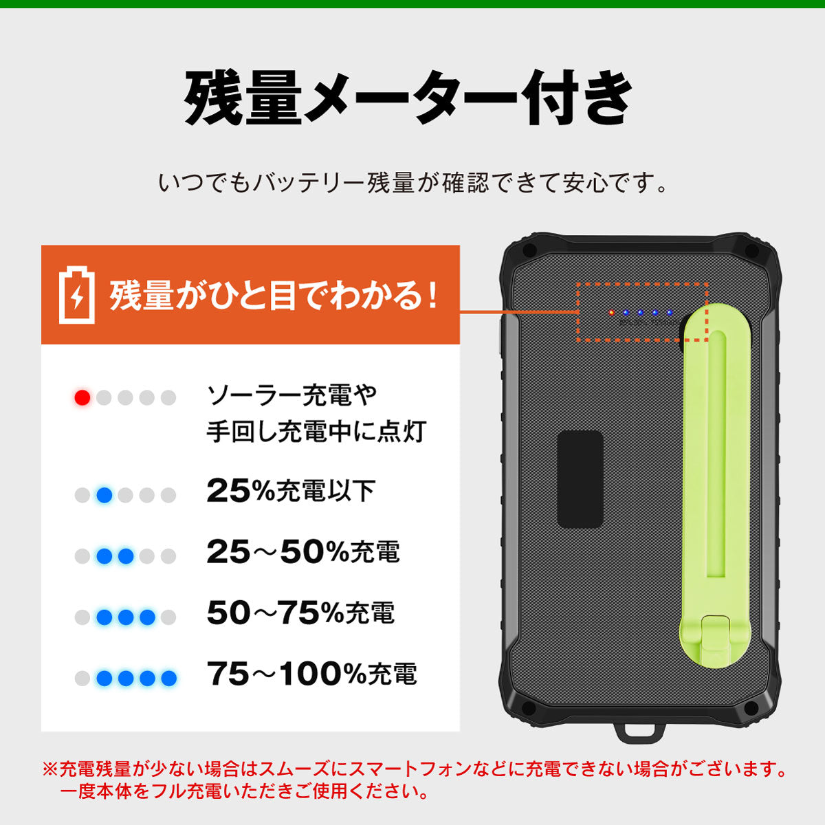 【GEUM】【防災士監修】モバイルバッテリー 12000mAh 3WAY充電対応 (ソーラー充電 手回し充電 USB充電) 2台同時充電 急速充電 LEDライト 耐衝撃 大容量 緊急停電対策 防災ガイドブック付き【1年保証】GEUM022