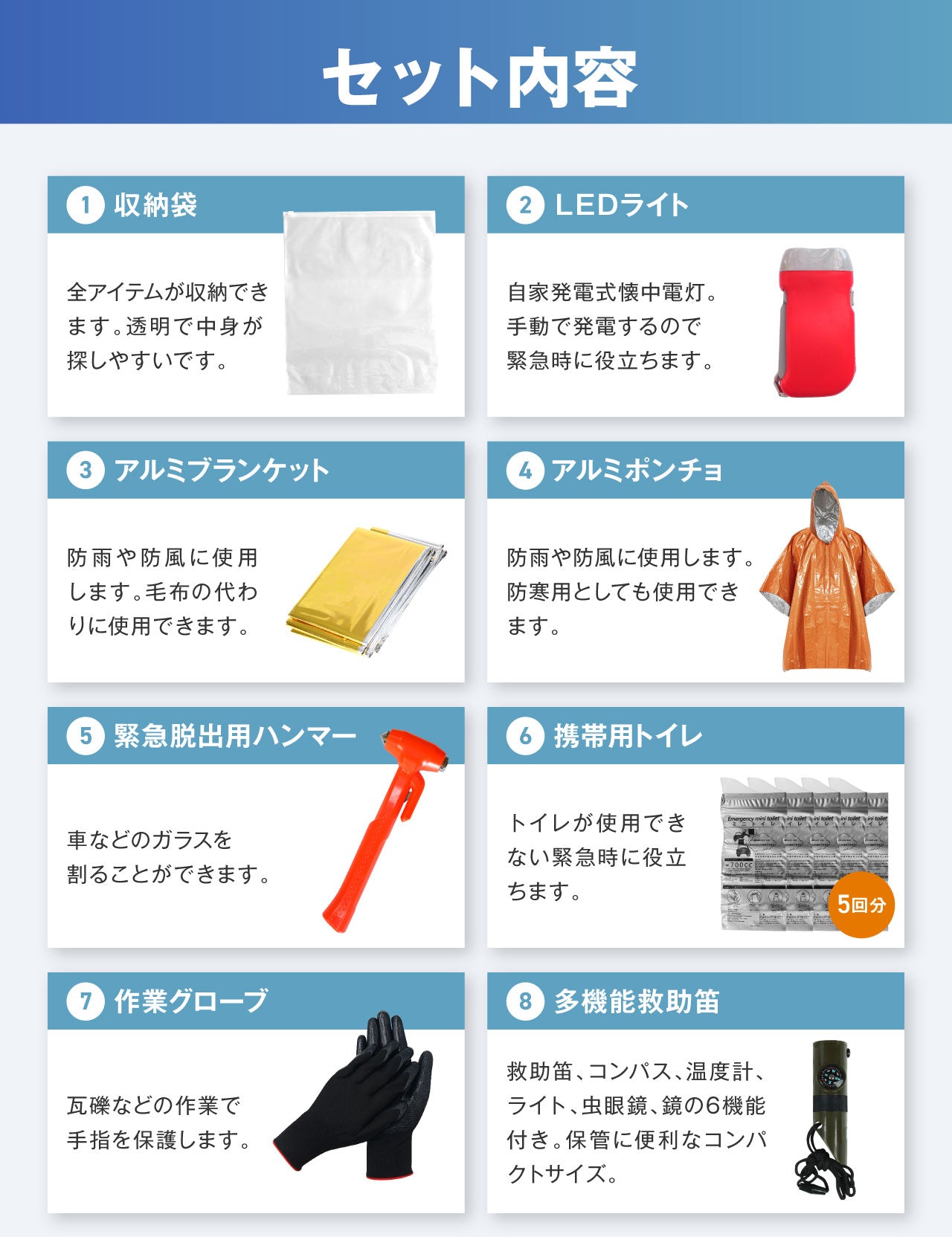 【GEUM】【防災士監修】車載用防災セット 16点 緊急脱出用ハンマー 携帯トイレ 車用防災セット 非常用 防災 防災グッズ 収納袋 軽量 携帯用 コンパクト アウトドア サバイバル キャンプ 登山 渋滞対策 避難グッツ 車中泊 避難 地震 災害 【1年保証&説明書&防災ガイドブック付き】GEUM030