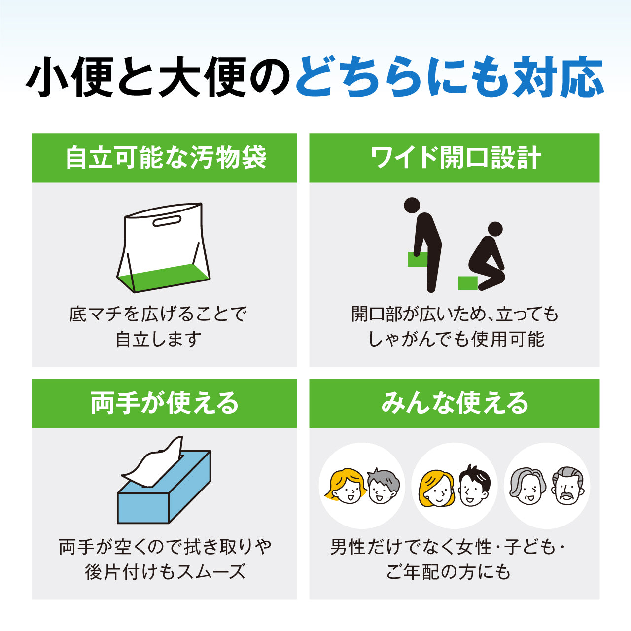 【GEUM】【防災士監修】 携帯トイレ 5回分 大小便兼用 1000ml どこでもミニトイレ 簡易トイレ 自立式 15年保存 男女兼用 子ども 大容量 マチ付き 凝固剤 手袋付き 両手使用 防災 登山 渋滞 介護 非常用 緊急 衛生 消臭 抗菌 大きいサイズ 【1年保証】 GEUM033